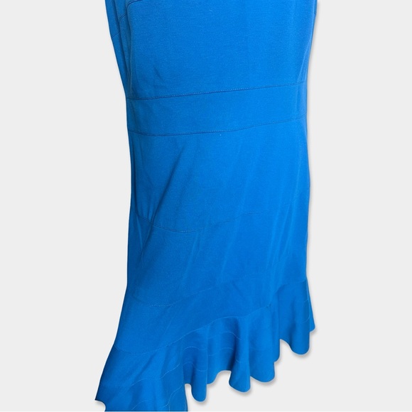 AKRIS PUNTO Knee Length Dress Size 12 Blue Color Sleeveless GUC - Picture 5 of 7